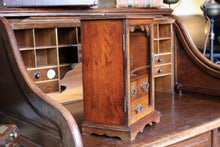 Load image into Gallery viewer, Antique Edwardian Glazed Smokers Cabinet – Tobacco Pipe Display Cabinet – Three Drawers – c.1900