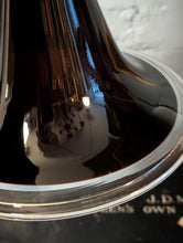 Load image into Gallery viewer, 1970s Holmegaard Etude 2 Pendant Light - Michael Bang - Danish Aubergine Glass Lamp