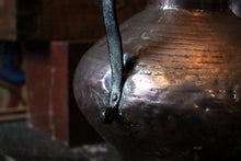 Load image into Gallery viewer, Antique Spanish Copper Water Jug Ewer – Dated 1886 – Large 19th Century Vessel