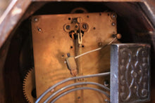 Load image into Gallery viewer, 1930s Art Deco Oak Chiming Mantel Clock - Working Mechanical Pendulum Clock