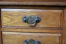 Load image into Gallery viewer, Antique Oak Miniature Chest of Drawers - Two Drawer Desktop Cabinet - c.1900