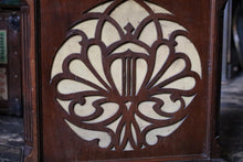 Load image into Gallery viewer, Antique Celestion Loudspeaker Cabinet - 1920s - Mahogany Radio Speaker - Art Deco Fretwork