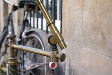 Load image into Gallery viewer, Antique Victorian Adjustable Reading Stand - Brass & Cast Iron Lectern - Music Stand C.1890