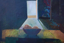 Load image into Gallery viewer, Richard Jardine - Spare Room - Large 1980s Acrylic Painting - Tyne Tees Northern Open Exhibition