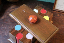 Load image into Gallery viewer, Vintage Bakelite Poker Chip Set – Coloured Gaming Counters – Bridge Card Game Set