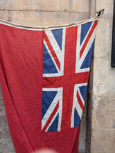 Load image into Gallery viewer, Large Vintage British Red Ensign Flag – Merchant Navy Maritime Ship Flag – 177cm