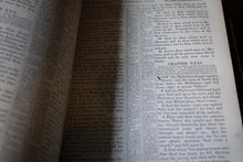 Load image into Gallery viewer, 1844 Imperial Family Bible - Blackie & Son - Large Victorian Leather Bible - Illustrated Engravings