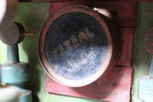 Load image into Gallery viewer, Vintage Wooden Toy Petrol Station - Scratch Built Folk Art Garage - Illuminated Sign C.1930s–40s