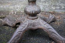 Load image into Gallery viewer, Antique Victorian Adjustable Reading Stand - Brass & Cast Iron Lectern - Music Stand C.1890