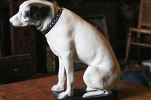 Load image into Gallery viewer, Vintage HMV Nipper Dog Advertising Figure - His Master's Voice - Early Moulded Composition - 33cm