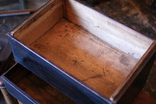 Load image into Gallery viewer, Antique Japanese Black Lacquer Document Box - Meiji Taisho Period - Drawer & Lift Top C.1900