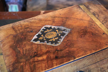 Load image into Gallery viewer, Large Mid-19th Century Burr Walnut Writing Slope – Brass Bound Campaign Lap Desk – c.1840–1860