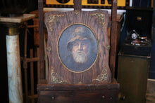 Load image into Gallery viewer, Antique c.1900 Oil Portrait Of Bearded Alpine Man - Art Nouveau Gilt Wood Frame