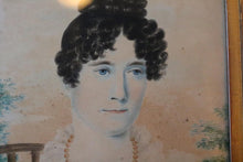 Load image into Gallery viewer, Antique Victorian Colour Lithograph Portrait - Regency Lady - 19th Century Framed Print - Gilt Frame