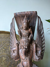 Load image into Gallery viewer, Large Balinese Carving - Vishnu and Garuda
