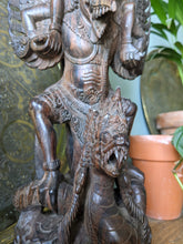 Load image into Gallery viewer, Large Balinese Carving - Vishnu and Garuda
