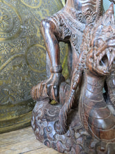 Load image into Gallery viewer, Large Balinese Carving - Vishnu and Garuda
