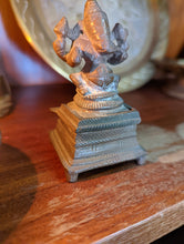 Load image into Gallery viewer, Small Indian Bronze Statue of Hindu Deity Ganesh
