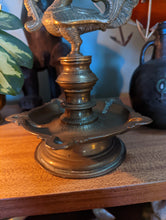 Load image into Gallery viewer, Antique Indian Bronze Deccan Oil Lamp
