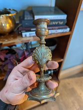 Load image into Gallery viewer, Antique Indian Bronze Hamsa Bird Candle Stick
