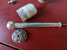 Load image into Gallery viewer, Early 20thC Silver Tibetan Prayer Wheel
