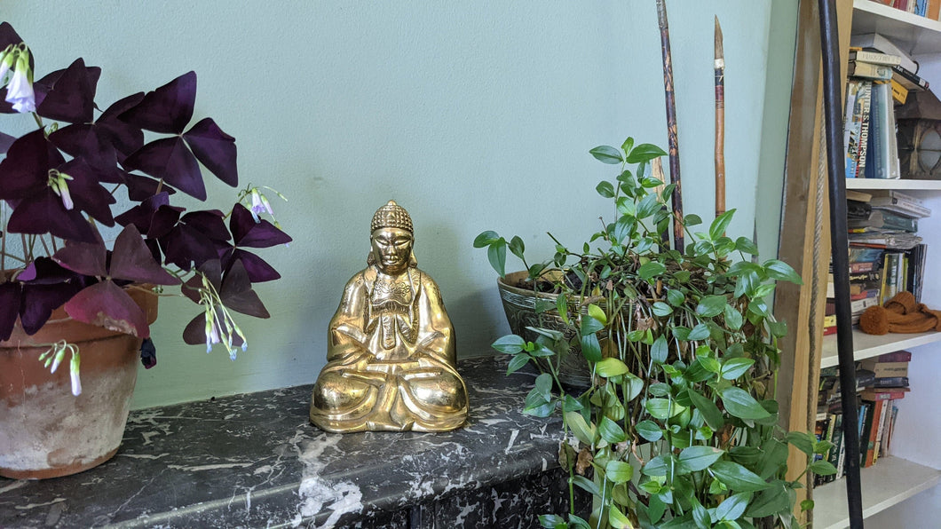 Vintage Thai Brass Buddha