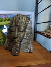 Load image into Gallery viewer, Tutankhamun Vintage  Egyptian Style Soapstone Statue
