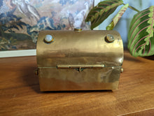 Load image into Gallery viewer, Vintage Brass Indian Kerala Betel Nut Pandan Box
