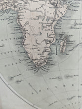 Load image into Gallery viewer, 1858  Original James Virtue Map of the Eastern Hemisphere ( Asia, Africa, Australia )
