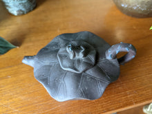 Load image into Gallery viewer, Vintage Clay Chinese Yixing Zisha Lotus Frog Teapot
