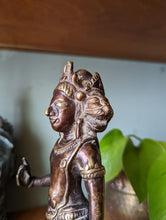 Load image into Gallery viewer, Vintage Thai Bronze Trimurti Statue
