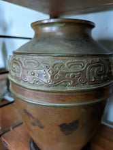 Load image into Gallery viewer, Antique Japanese Meiji Period Bronze Vase
