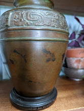 Load image into Gallery viewer, Antique Japanese Meiji Period Bronze Vase
