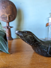 Load image into Gallery viewer, Vintage Inuit Soapstone Carving of Seal
