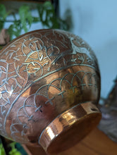 Load image into Gallery viewer, Cairoware Mamluk Copper And Silver Inlaid Lota
