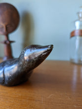 Load image into Gallery viewer, Vintage Inuit Soapstone Carving of Seal
