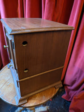 Load image into Gallery viewer, Antique Oak Marconi Radio Storage Box
