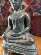 Load image into Gallery viewer, 18th Century Gilt Bronze Thai Les Mudra Buddha Statue
