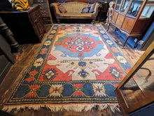 Load image into Gallery viewer, 11&#39;x7&#39;6&quot; Vintage Turkish Hand Knotted Wool Konya Rug
