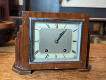 Load image into Gallery viewer, Art Deco Wind Up Chime Clock
