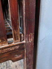 Load image into Gallery viewer, Antique Chinese Red Lacquered Elm Noodle Cabinet

