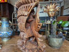 Load image into Gallery viewer, Large Balinese Statue Of Vishnu and Garuda
