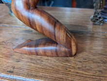 Load image into Gallery viewer, Mid Century Abstract Wooden Sculpture of Nude Woman
