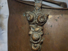 Load image into Gallery viewer, Vintage English Brass Helmet Coal Scuttle
