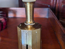 Load image into Gallery viewer, Antique Brass Cross Staff - Scientific Instrument
