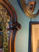 Load image into Gallery viewer, Antique Carved Rosewood Wall Mirror
