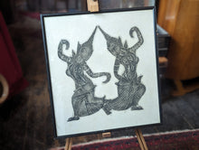 Load image into Gallery viewer, Vintage Thai Temple Rubbing on Rice Paper
