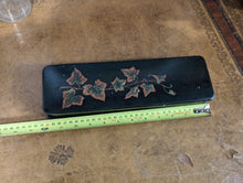 Load image into Gallery viewer, Antique Japanese Black Laquere Box
