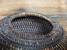 Load image into Gallery viewer, Small Vintage Indonesian Rattan Woven Basket
