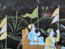 Load image into Gallery viewer, Vintage Indian Patachitra Painting of Maharaja Procession
